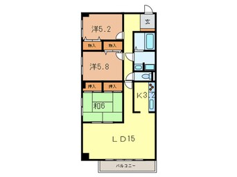 間取図 芦屋ガーデン