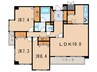 芦屋ガーデン 3LDKの間取り