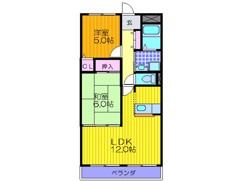 間取図 サンポケット