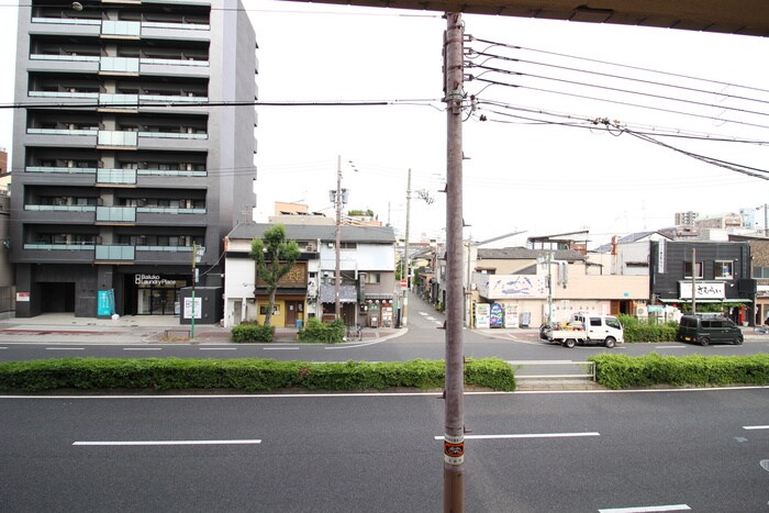 室内からの展望 エスパシオ西田辺