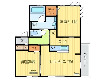 間取図 ルーチェ西洞院