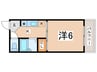 ビルⅠ 1Kの間取り