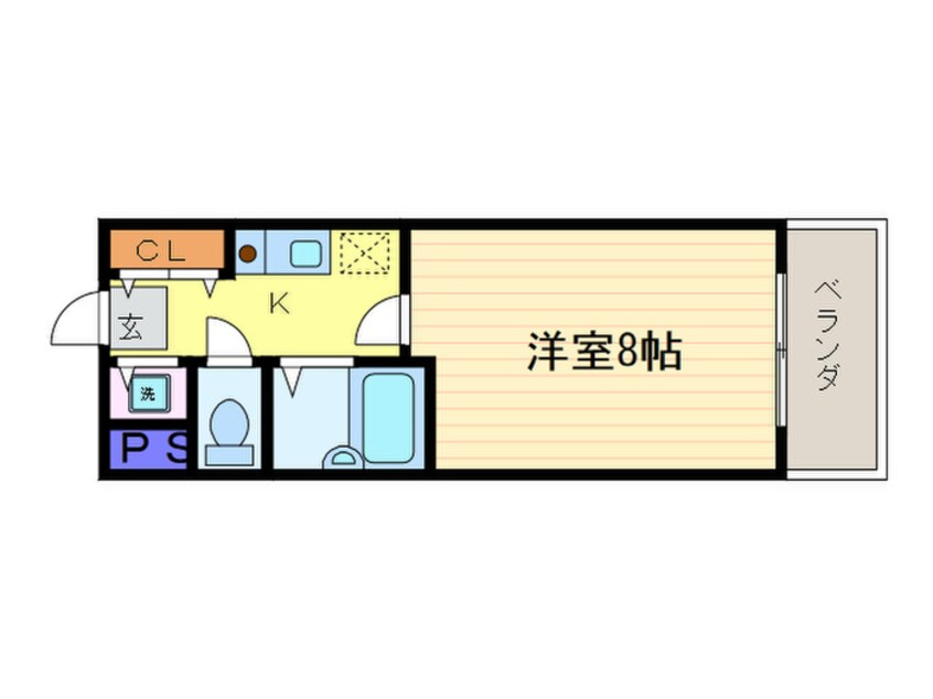 間取図 ブランベ－ジュ桂