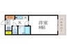 ブランベ－ジュ桂 1Kの間取り