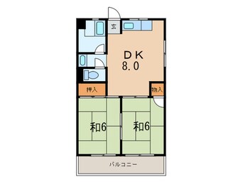 間取図 若草ハイツ