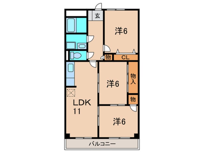 間取図 エスポワ－ル