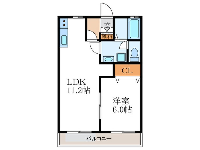 間取り図 クレール北野Ｃ