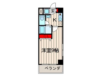 間取図 Ｍ　ＰＬＡＺＡ長堀