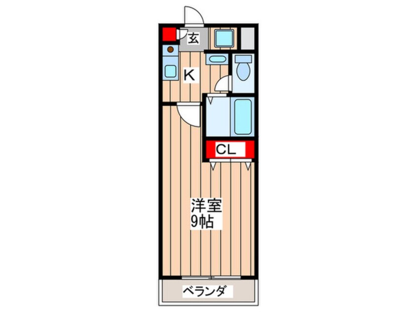 間取図 Ｍ　ＰＬＡＺＡ長堀