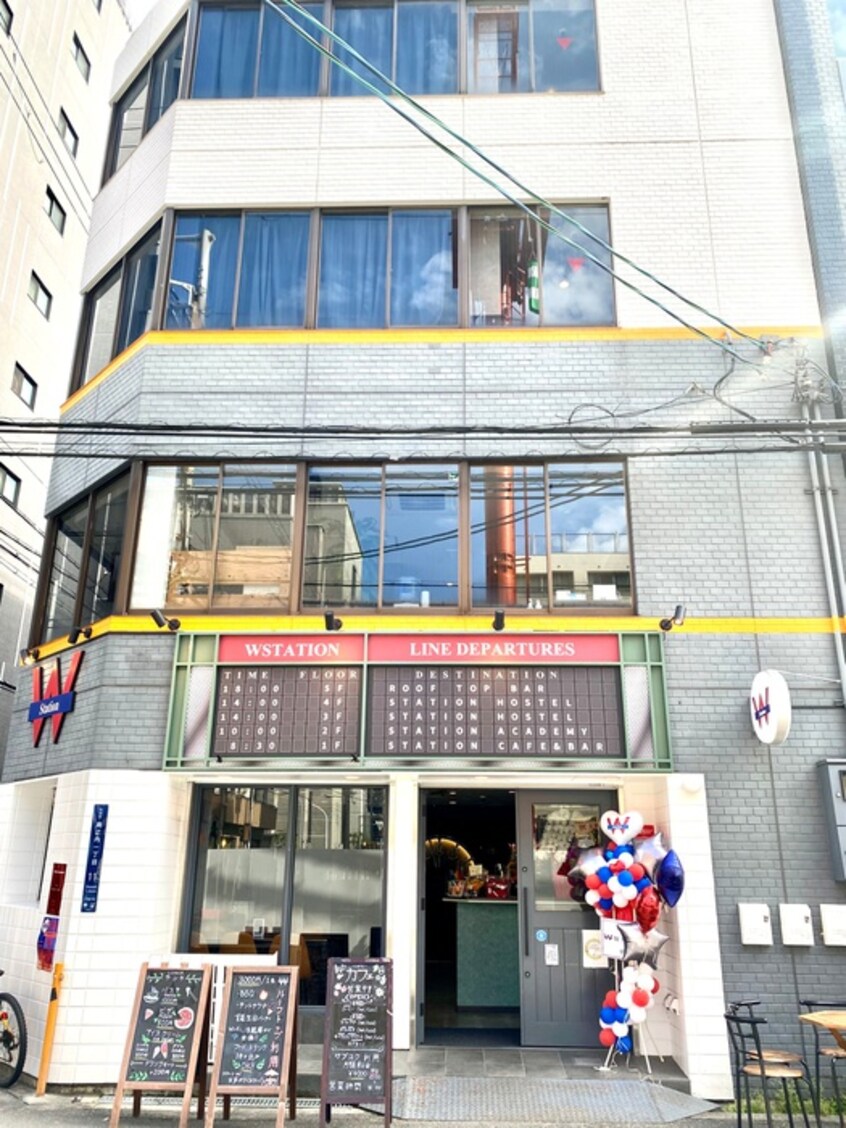 W Station(カフェ)まで38m Ｍ　ＰＬＡＺＡ長堀