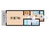 ルーチェ桃山 1Kの間取り