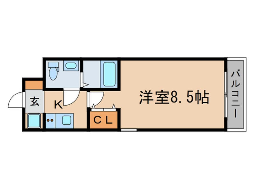 間取図 ルーチェ桃山