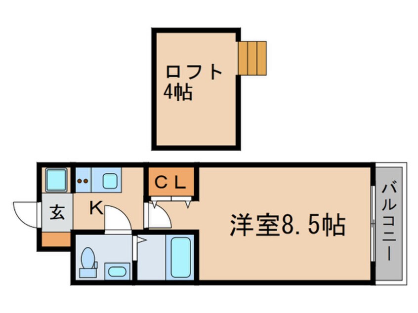 間取図 ルーチェ桃山
