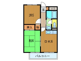 間取図 ロ－タリ－マンション徳庵