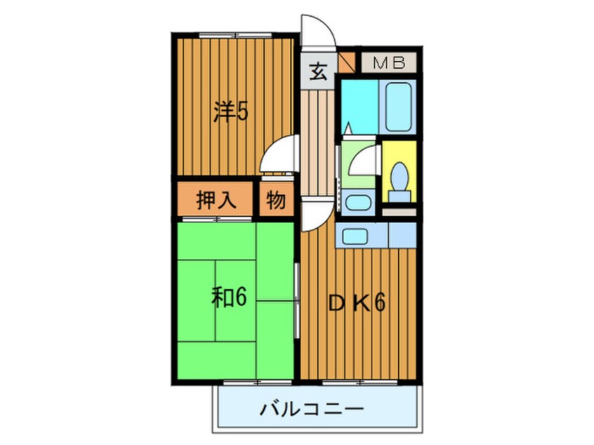 間取図 ロ－タリ－マンション徳庵