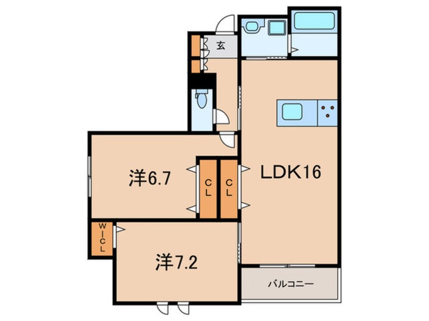 間取図 仮）甲子園口１丁目プロジェクト