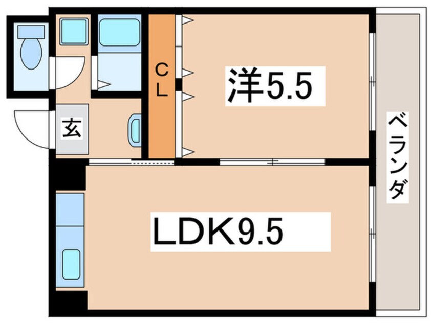 間取図 ジョイフル鶴ヶ丘
