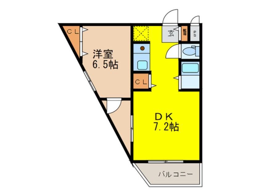 間取図 加茂ローゼンハイム