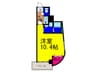 エントレ流町 1Kの間取り