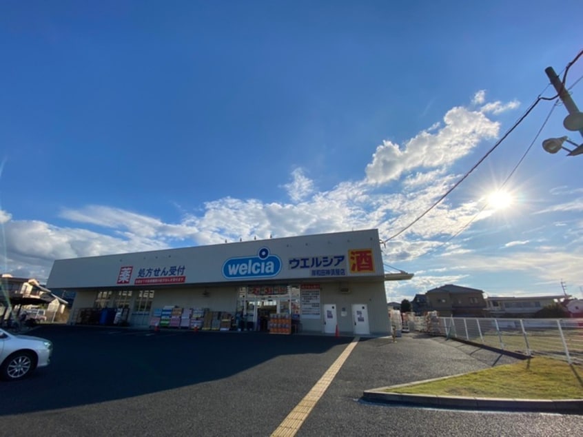 ウエルシア(ドラッグストア)まで300m アクシス善