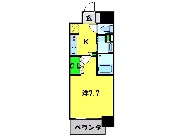 間取り図 アーバネックス心斎橋