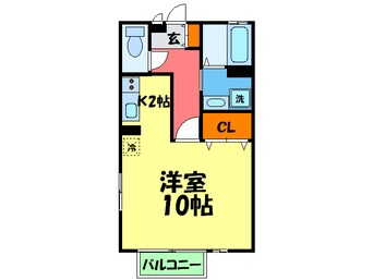 間取図 ハイツハ－バ－