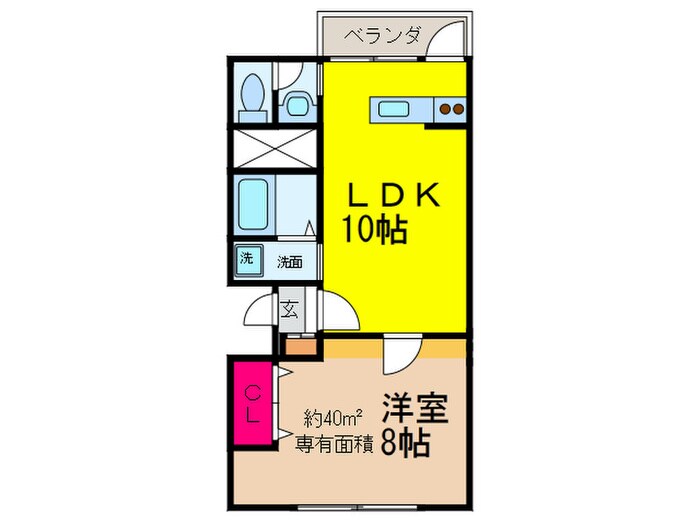 間取り図 山崎第７マンション（南棟）