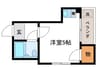 オークハイツ 1Rの間取り