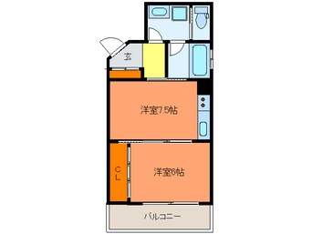 間取図 ア－バネックス南堀江