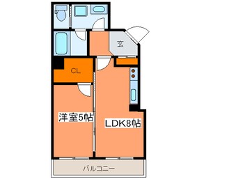 間取図 ア－バネックス南堀江