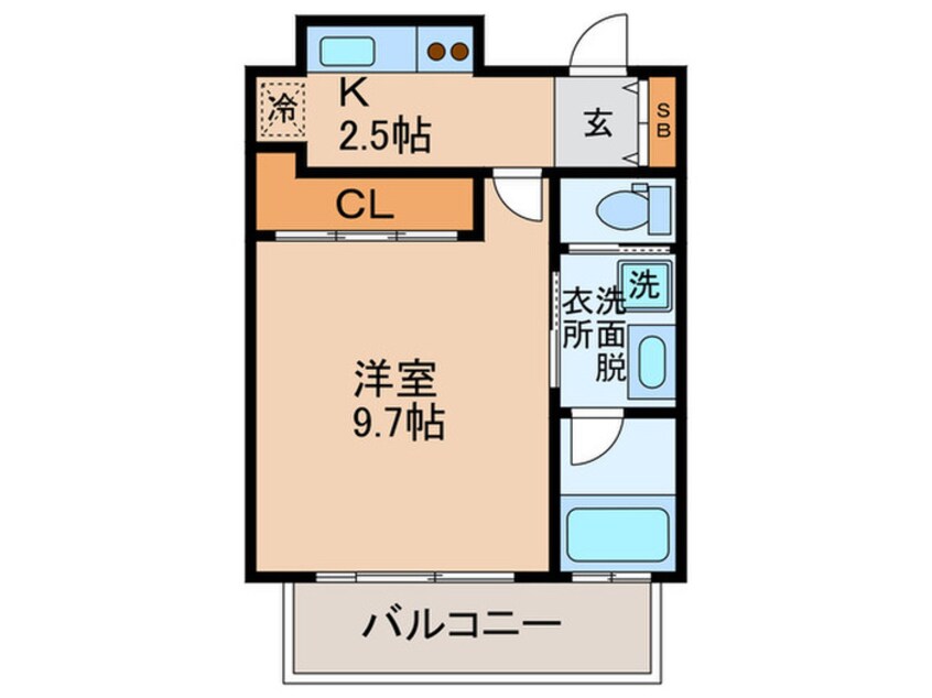 間取図 ア－バネックス南堀江