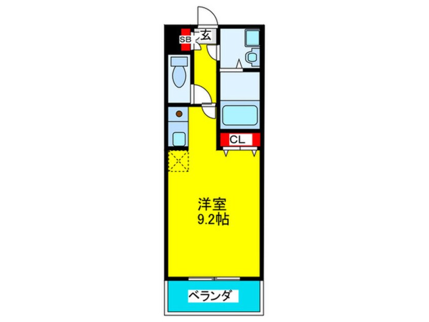 間取図 ブラン靱公園