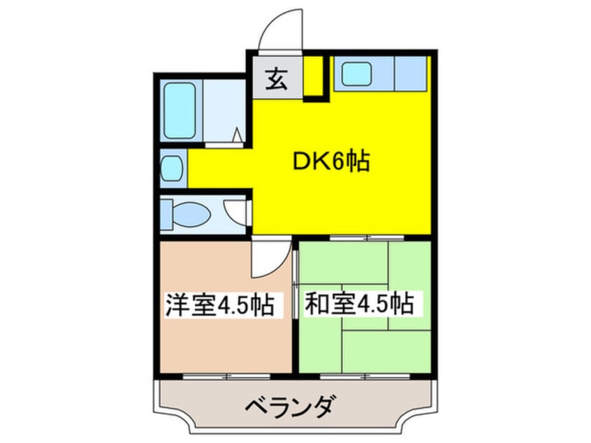 間取図 谷澤マンション
