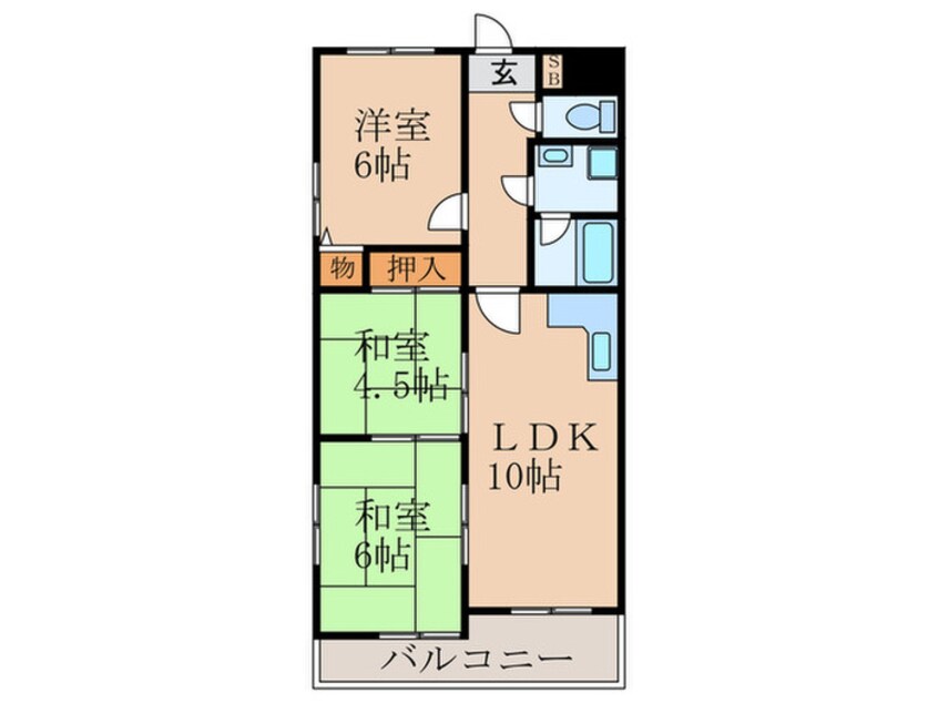 間取図 グランドメゾン南別府