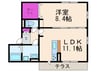 Ｃｉｔｒｉｎｅ 1LDKの間取り