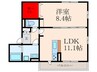 Ｃｉｔｒｉｎｅ 1LDKの間取り