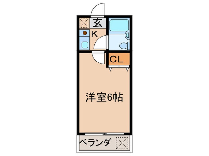 間取図 ベルメゾン弐番館