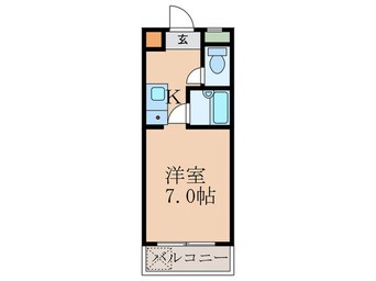 間取図 ノア－ズア－ク桃山