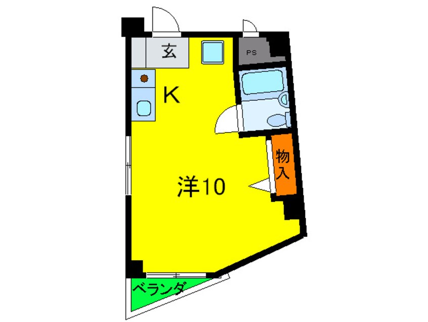 間取図 エスパース・リーブル