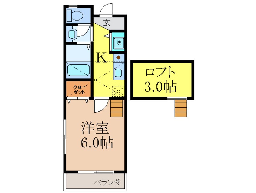 間取図 リ－フジャルダン総持寺駅前