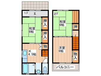 間取図 常見貸家