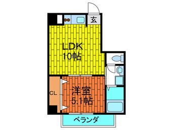 間取図 大橋マンションⅢ