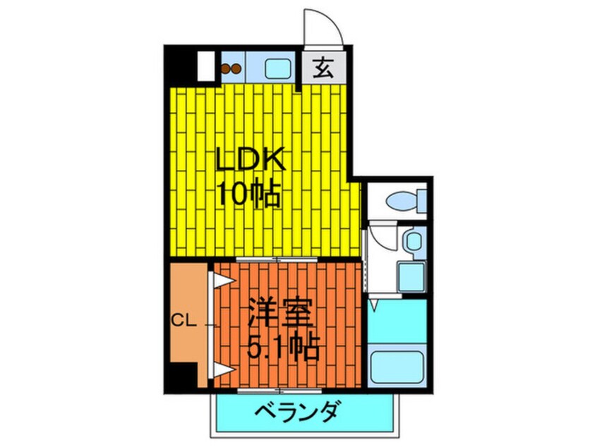 間取図 大橋マンションⅢ