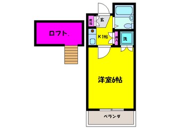 間取図 シャルマンフジ井原ノ里