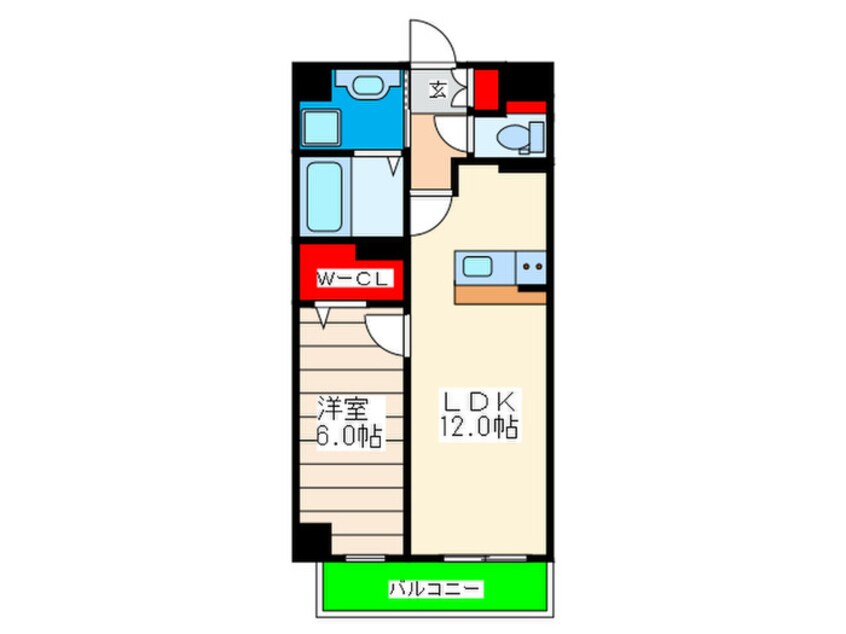 間取図 LAZO上汐