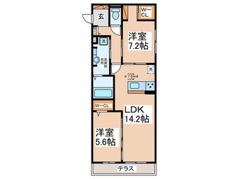 間取図 シュエットはくよう