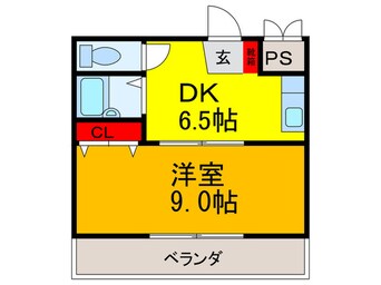 間取図 スカイコートⅡ