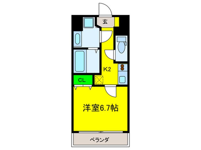 間取り図 S-RESIDENCE NAMBA VIALE