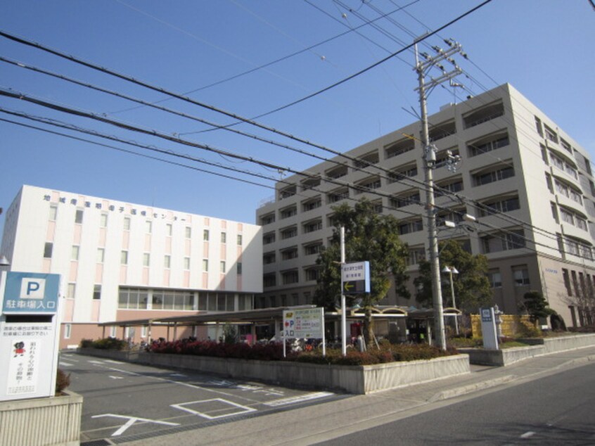 市立病院(病院)まで450m パ－クヒルズ東雲Ｃ棟