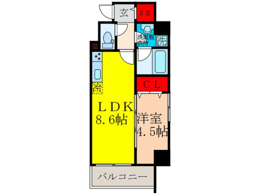 間取図 サンセール吹田